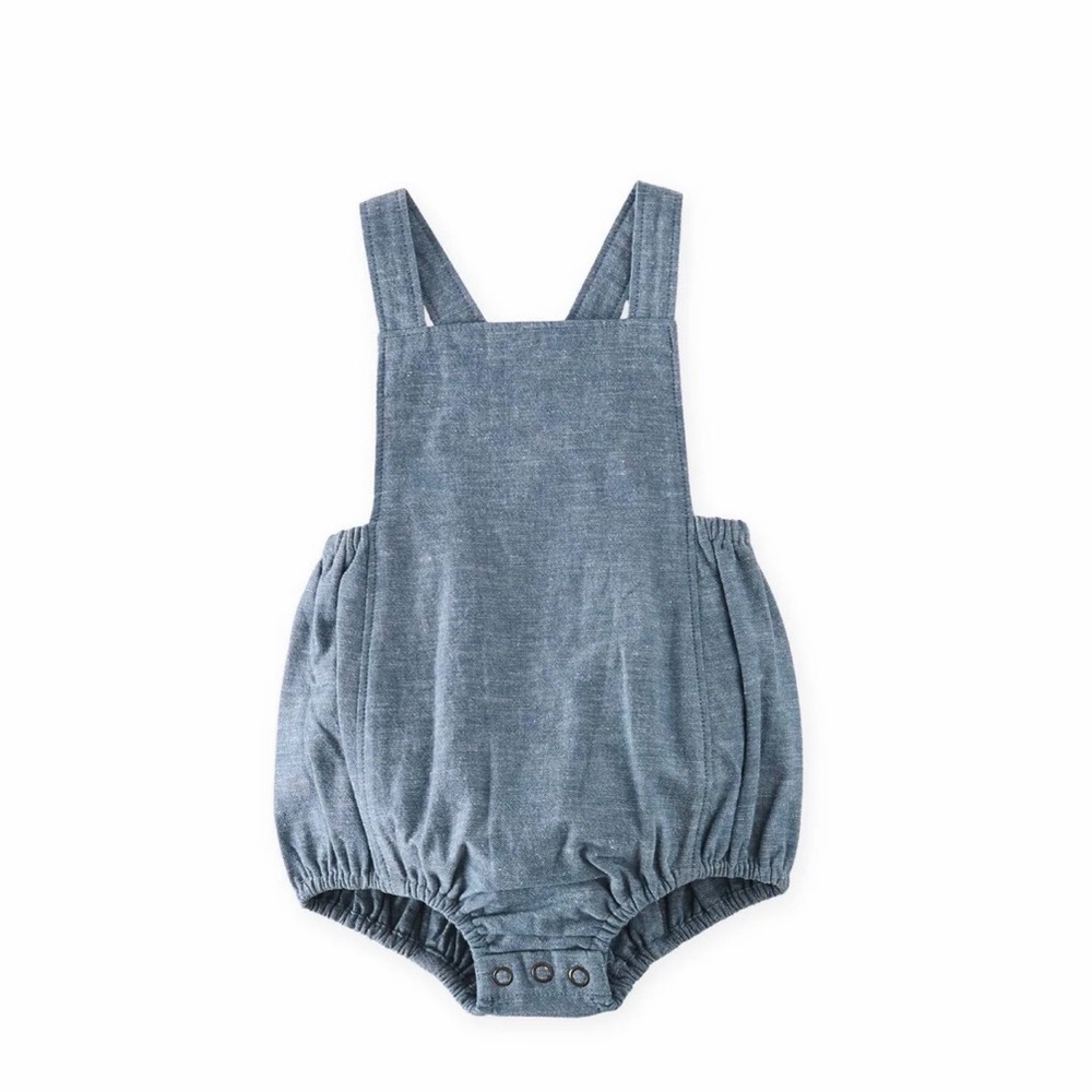Pehr Chambray Criss-Cross One Piece size 3-6 months